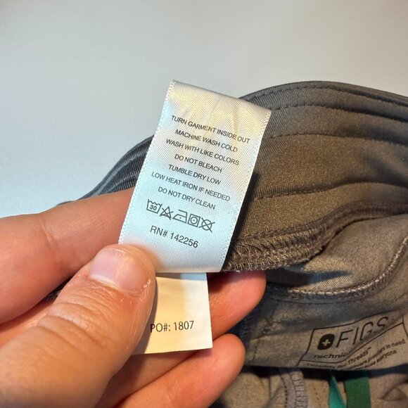 Figs Men M Axim Cargo Scrub Pants Heather Gray Drawstring Stretch Nurse Doctor - Picture 6 of 10